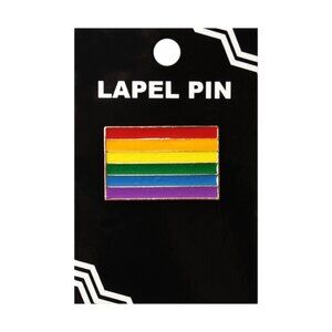 LGBTQ Enamel Pin - Rainbow Flag Gay Pride Cute Colorful Symbol Apparel Gift NWT
